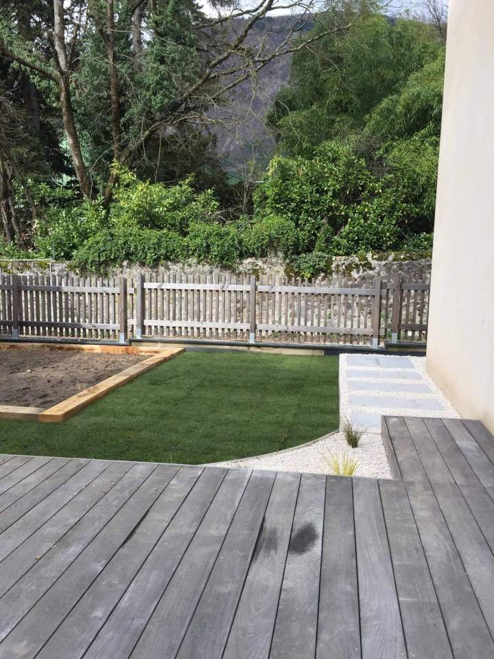 Clôture de jardin en bois Échirolles