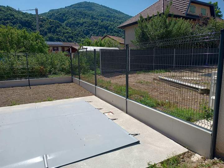 Création clôture rigide